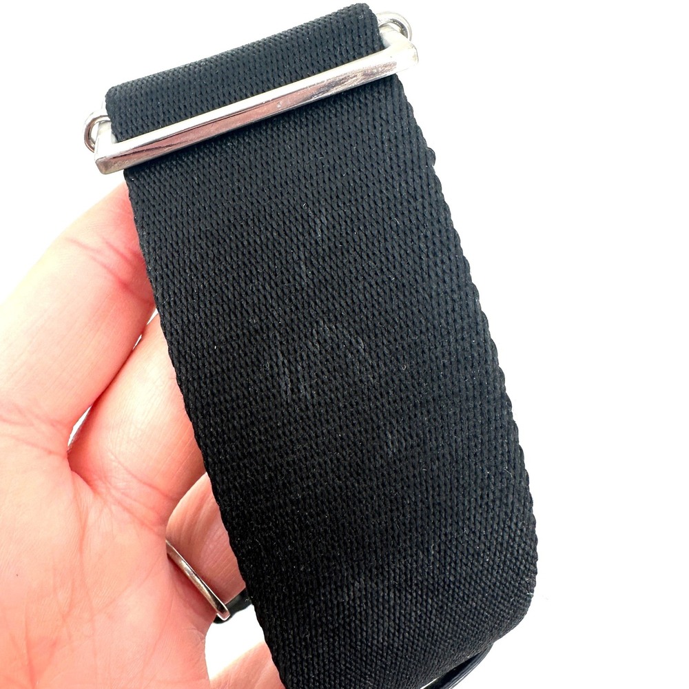 Everlane Mini Studio Bag Black Leather Crossbody Shoulder Bag Adjustable Strap - Picture 8 of 9